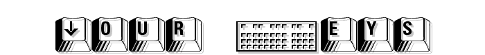 Your Keys font
